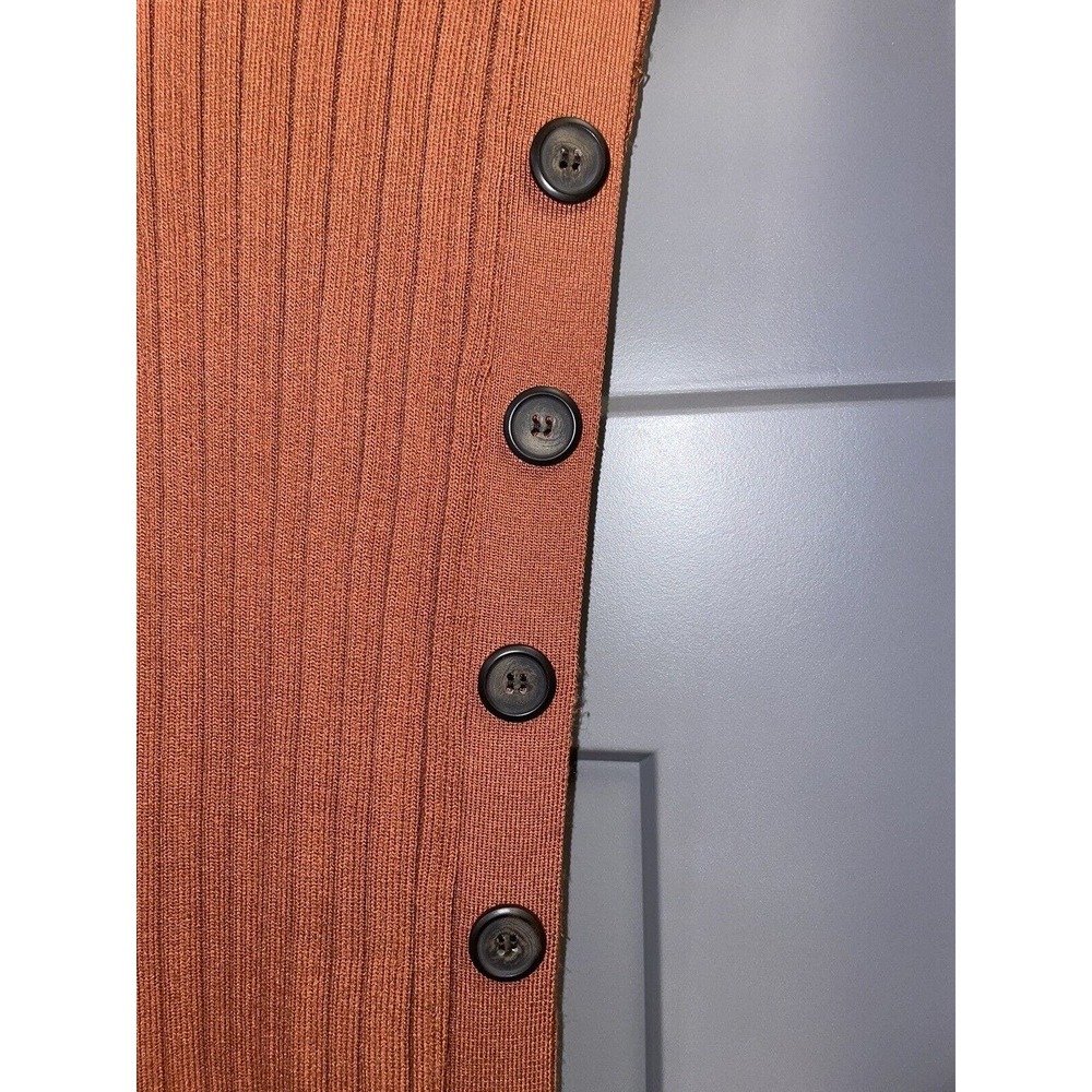 Adam Lippes Collective Side Button Midi Sweater D… - image 5